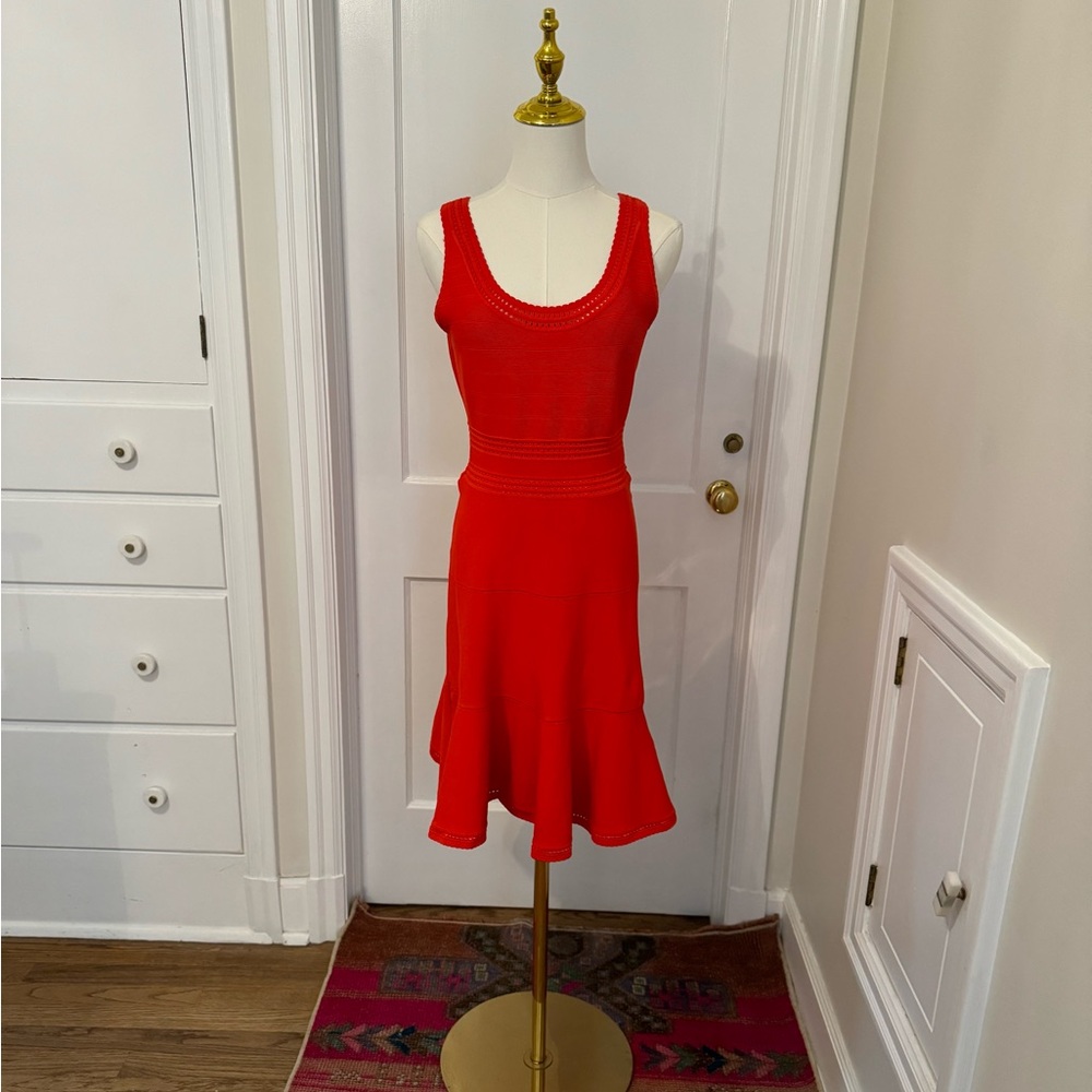 Diane Van Furstenberg Fire Red Perry Dress